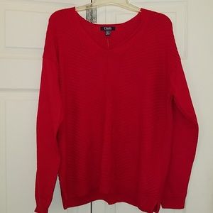 Chaps V-neck Sweater